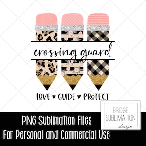 Crossing Guard Sublimation PNG, School Crossing Guard PNG, Crossing Guard Shirt Design, Back to School PNG, Download, Commercial Use