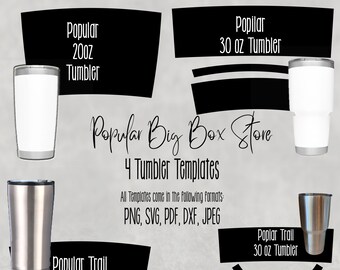 Download Tumbler Template Svg Etsy