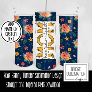 Kwiat 20oz Skinny Tumbler Sublimacja Szablon Projektu, Mama Projekt, Dzień Matki Cyfrowe Pobieranie PNG Natychmiastowe Pobieranie, Komercyjne