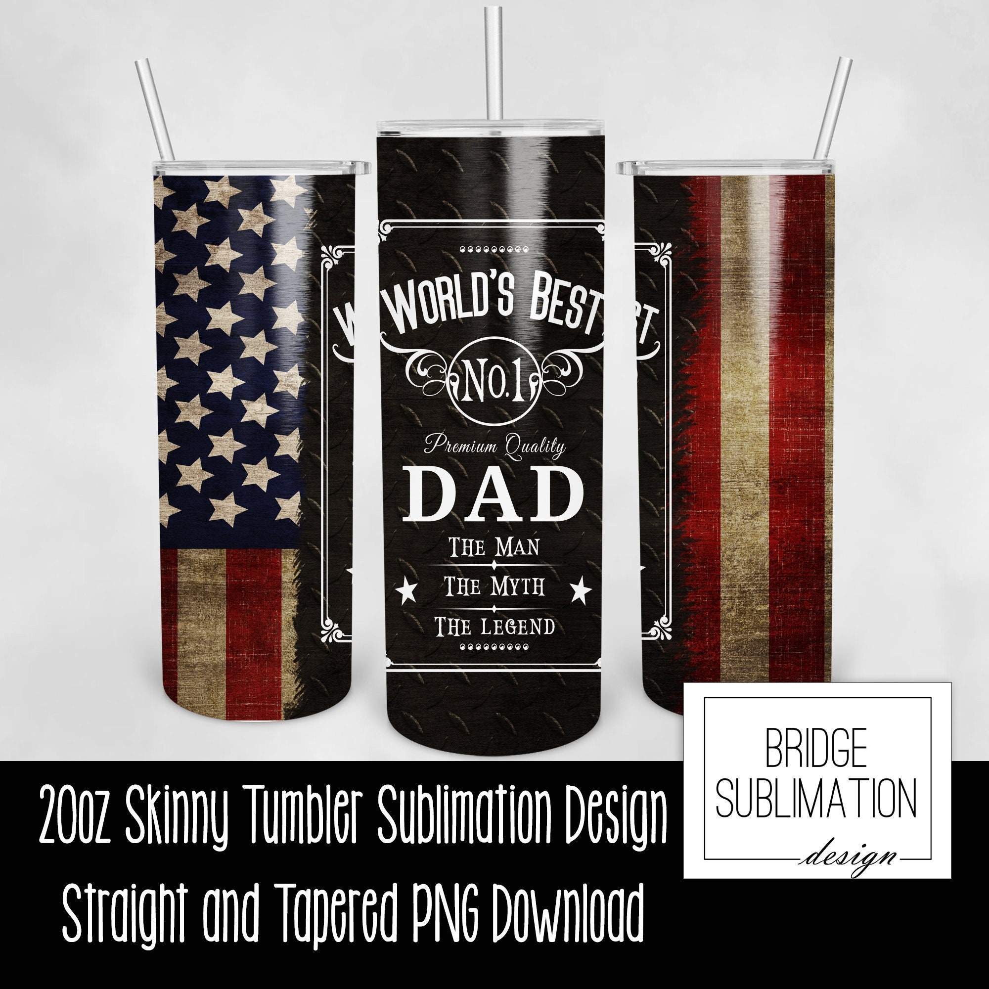 Papa Bear Tumbler For Dad - Stainless Steel American Flag Tumbler Cup 20oz  for Father - Birthday Gifts for Dad From Daughter Son - Fathers Day Gift