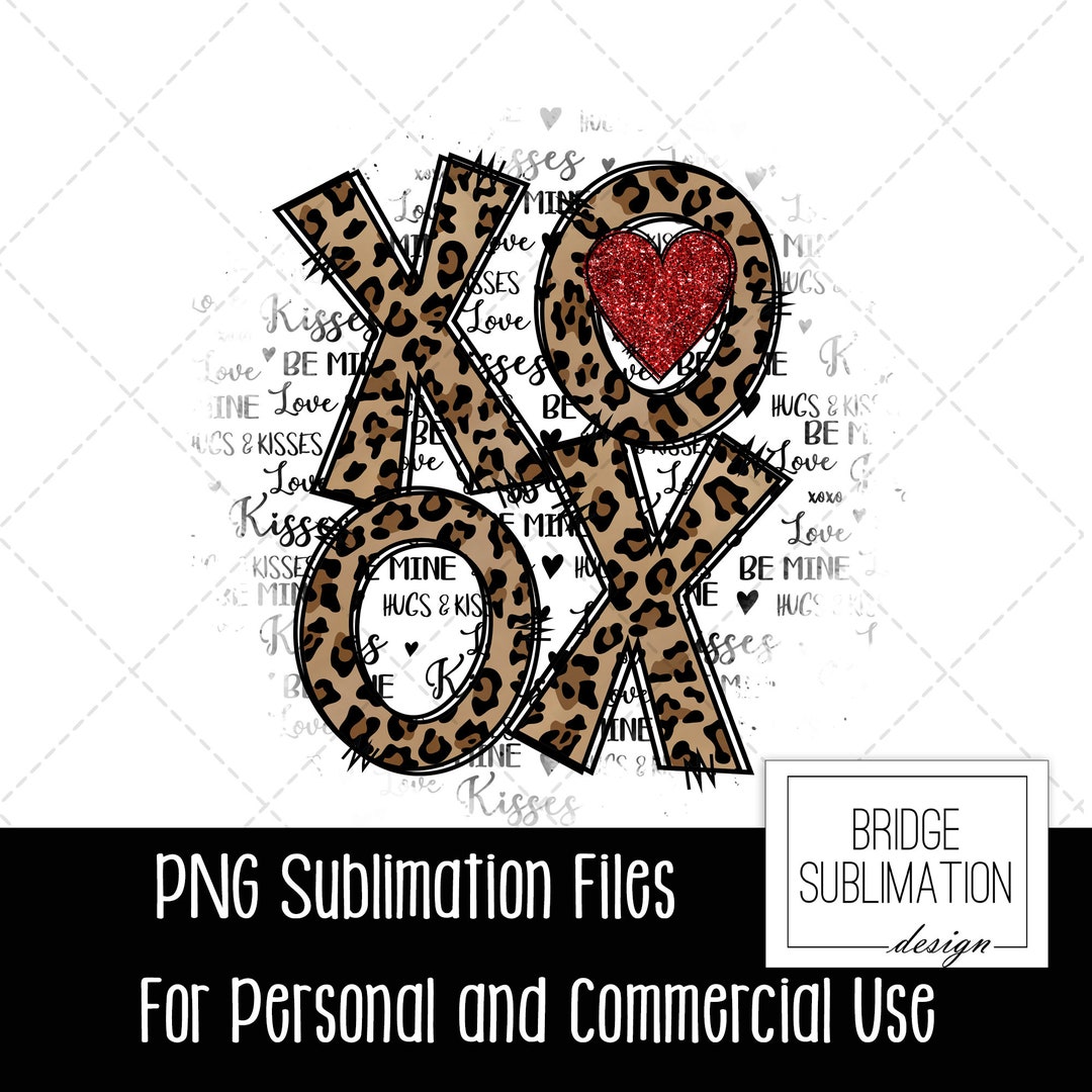 Valentine PNG, Valentine Sublimation Design, XOXO Png Sublimation ...