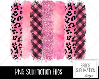 Brush Strokes PNG, Pink Brush Stroke PNG Sublimation Design, Leopard Brush Stroke Background, Pink Brush Stroke Wallpaper, Commercial Use