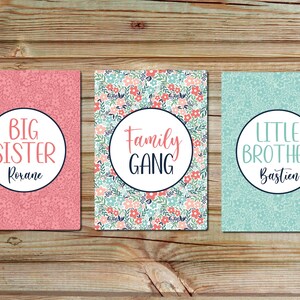 Affiches enfant décoration chambre enfant family gang sister gang brother gang