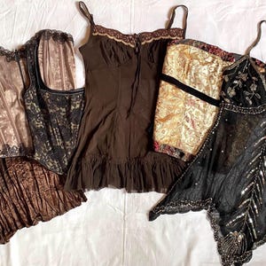 Camisola gótica estilo lechero estilo coqueta, estilo hada Y2K, estilo vintage (tallas S-M)