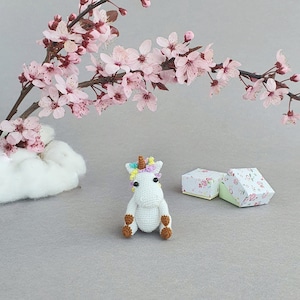 Mini on sale peluche licorne