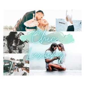 5 Luxury Tones Lightroom Mobile Presets & Desktop, Natural Photo Editing Filter for Travel Instagram Influencer, Outdoor Preset for Bloggers