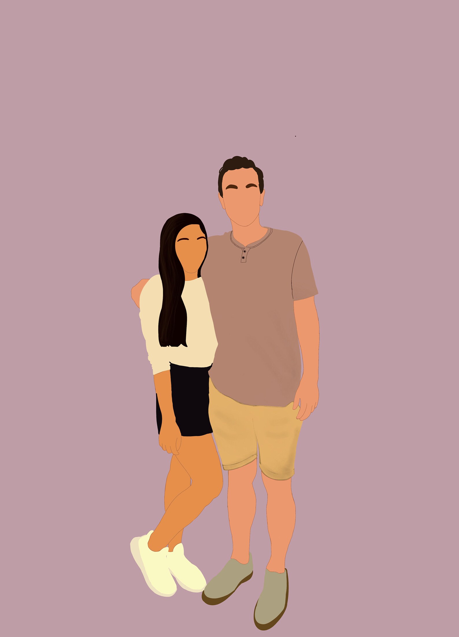 faceless custom portrait faceless custom portrait