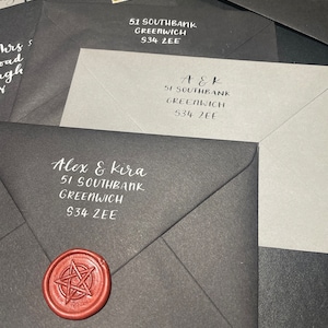 Envelope Return Address, Modern Calligraphy, Addressing Service, Hand Lettering, Personalised, Custom Handwritten Letter Addressing