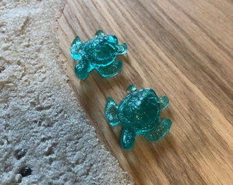 Resin Turtle Magnets: Ocean Lover Gift
