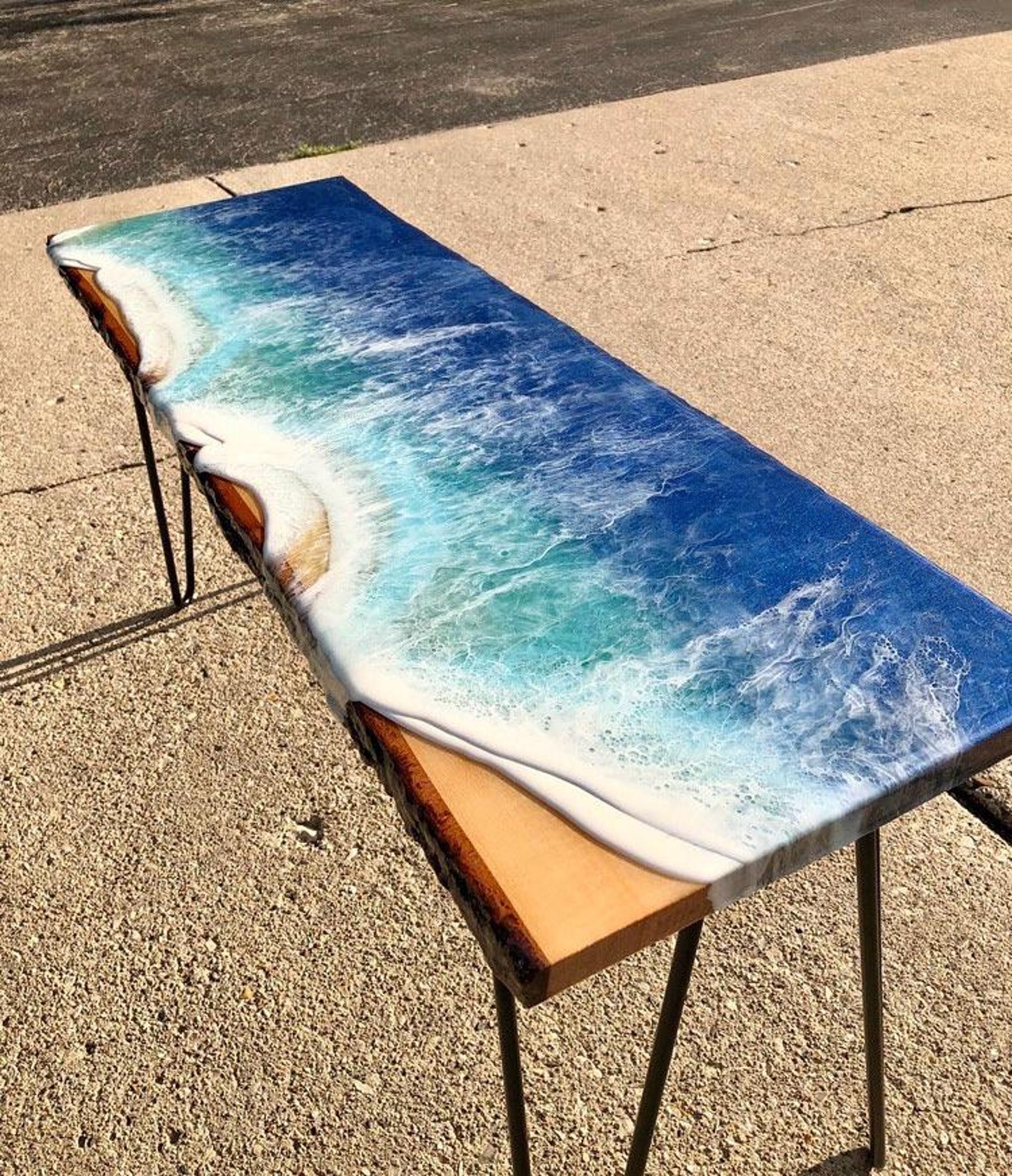 Resin Beach Coffee Table