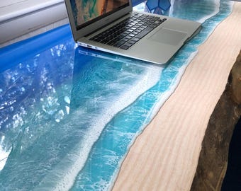 Customize resin beach table/ desk/ office