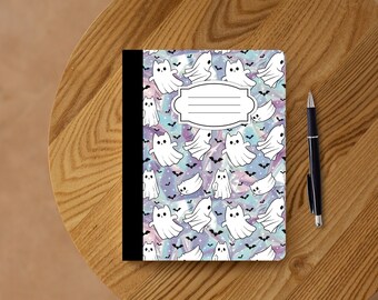 Irisierende Geister Katze Buchcover: Holographisches Design zum Ausdrucken (Digitaler Download)