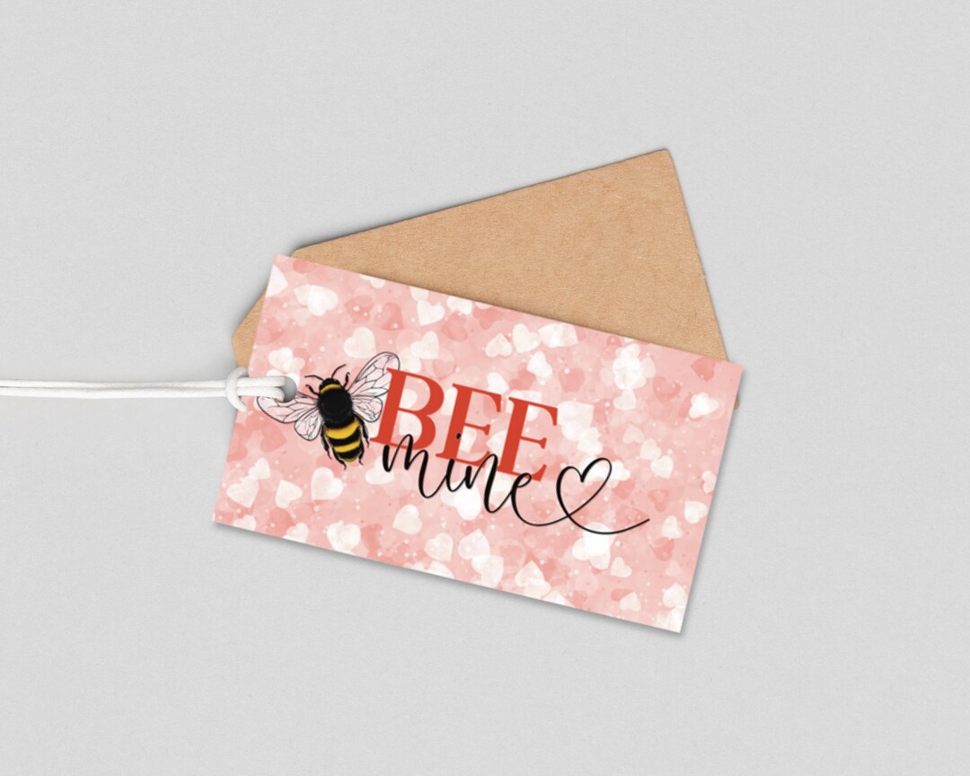 Bee Mine Gift Tag - Printable Bee Treat Tag - Instant Download - Bee ...