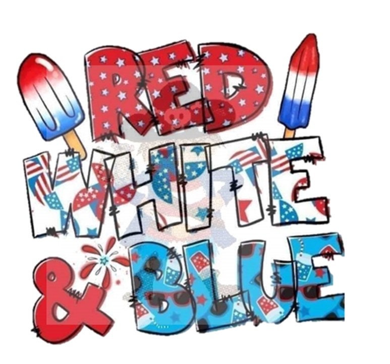 Red White & Blue PNG Instant Download | Etsy