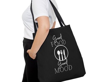 Good Food Black Tote Bag