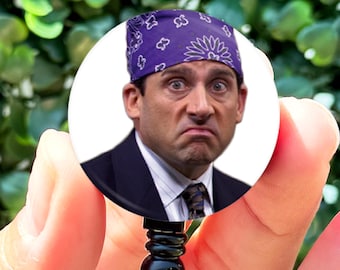 The Office Michael Scott Prison Mike Retractable Badge Reel | Funny Nurse Badge Reel | Nursing Badge Holder | Nurse Gift