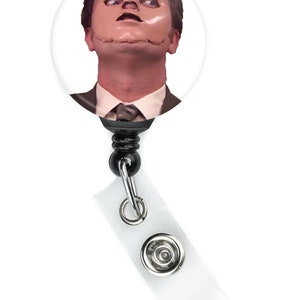 The Office Dwight Schrute CPR Retractable Badge Reel With - Etsy