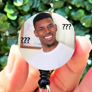 Funny Badge Reel | Confused Meme | Nurse Badge Reel Funny | ID Badge Holder | Nurse Gift | Nurse Badge Holder | ID Holder | Cute Badge