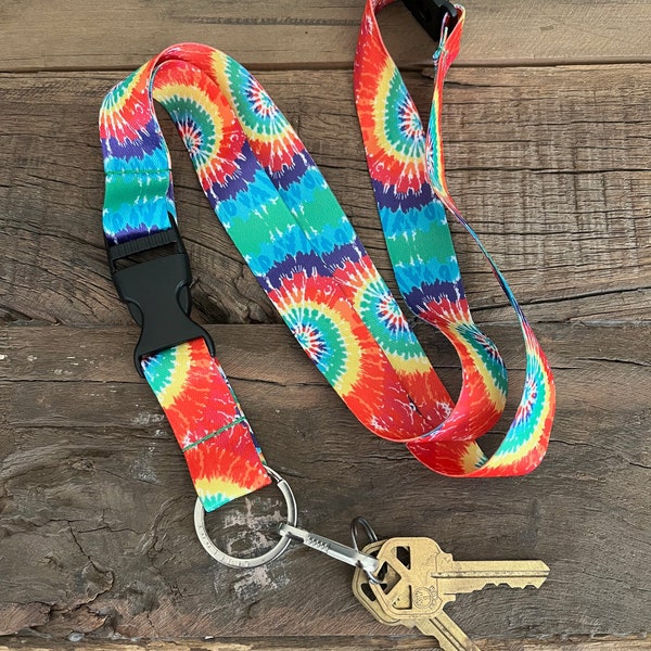 tie dye nike lanyard