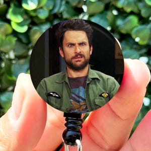 Funny Badge Reel | Always Sunny in Philadelphia Charlie Confused Funny Meme | ID Badge Holder | Nurse Gift | Nurse Badge Reel | ID Holder |