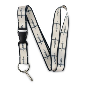 Faith Lanyard with Release Buckle and Key Chain Holder