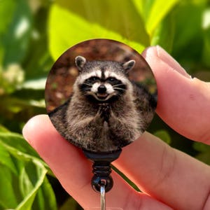 Funny Badge Reel | Evil Raccoon Meme | Nurse Badge Reel Funny | ID Badge Holder | Nurse Gift | Nurse Badge Holder | Cute ID Holder Reel