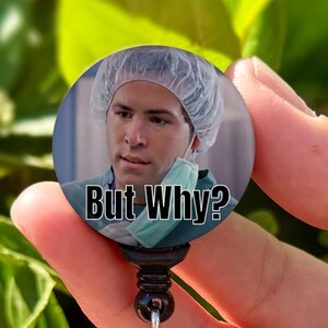 Funny Badge Reel | Harold and Kumar But Why Meme | Nurse Badge Reel | ID Badge Holder | Nurse Gift | Nurse Badge Holder | Cute ID Holder