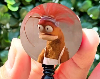 Funny Badge Reel | Pepe Meme | Nurse Badge Reel | ID Badge Holder | Nurse Gift | Cute Badge Holder | ID Badge Reel