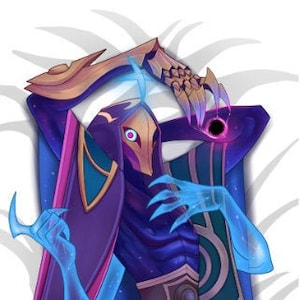 Dark Cosmic Jhin Body Case Pillow (Two Sided)