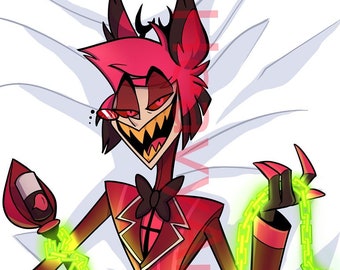 Almohada corporal Alastor Hazbin Hotel