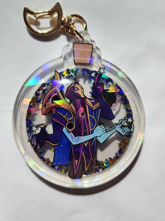 ★BLACK PURPLE☆Nami Chain Keyring Great Eastern One Piece Nami Fishman Island SD PVC Keychain