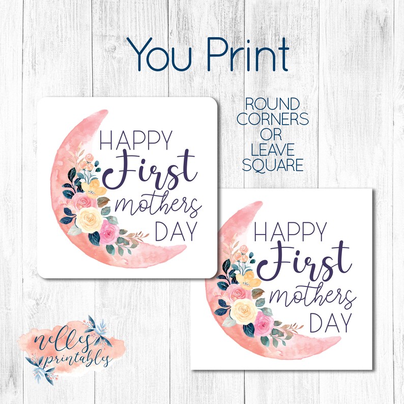 Happy First Mothers Day Card Printable Mom Card Happy Mothers Day ...