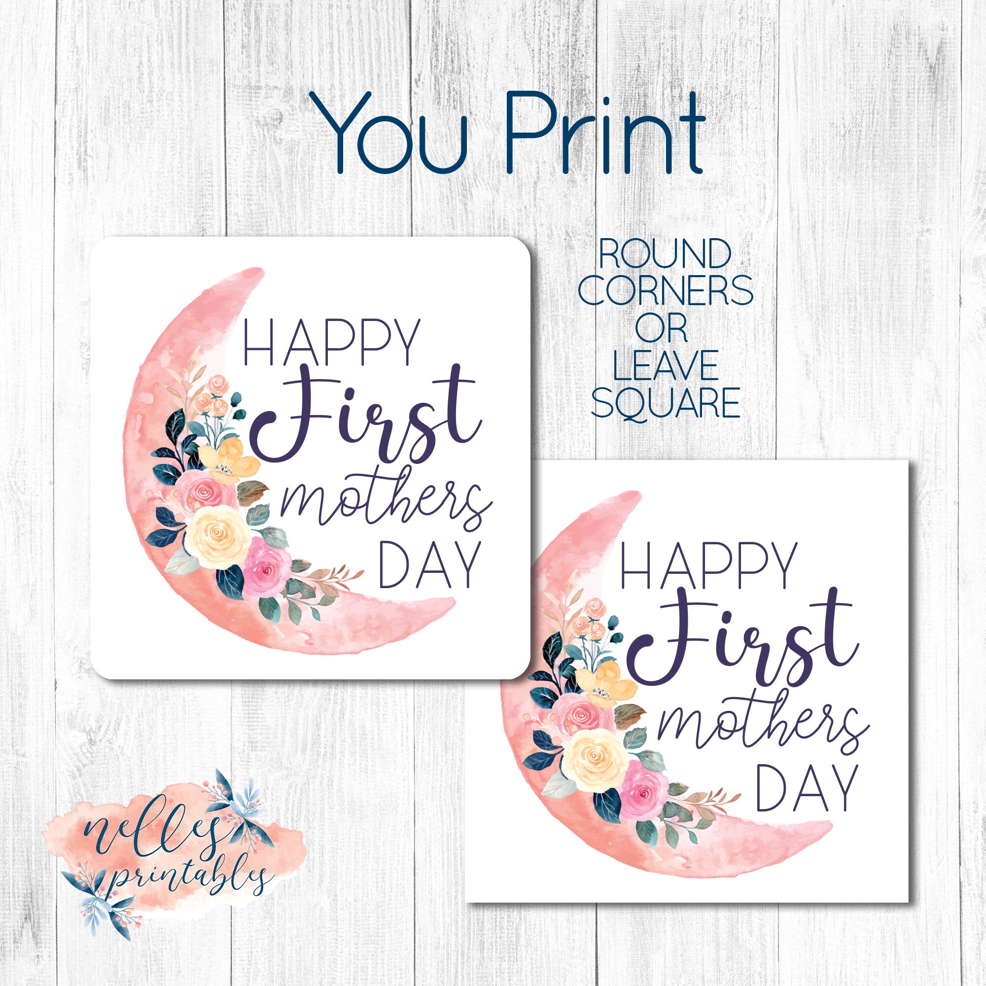 Happy First Mothers Day Card Printable Mom Card Happy Mothers Day ...