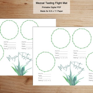 Mezcal Tasting Mat