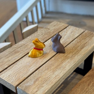 Miniatur Osterhase | Schokohase | Dekoration | Ostern | Wichtelzubehör