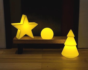 Gnome Light Set – for atmospheric gnome scenes – lights can be switched on/off – decoration | gnome accessories | luminous magic