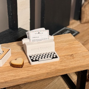 Schreibmaschine Miniatur - Wichtel | Fee | Miniverse | Wichtelzubehör