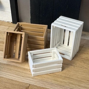Kiste Miniatur | Wichtel | Dekoration | Umzug | Wichtelzubehör