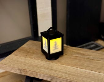 Lanterna/chiama-elfo con LED – da appoggio o da appendere – la luce si accende/spegne – decorazione | accessori per elfi