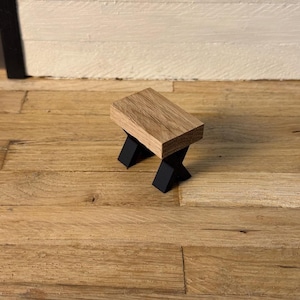 Kit de bricolage moderne pour table, banc et tabouret de salle à manger sur le thème des gnomes - Gnome | Fée | Maison de poupée | Miniverse | Accessoires pour gnomes image 6