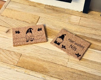 Gepersonaliseerde miniatuur kabouter deurmat met kabouternaam | Kabouter | Decoratie | Advent | Kabouteraccessoires