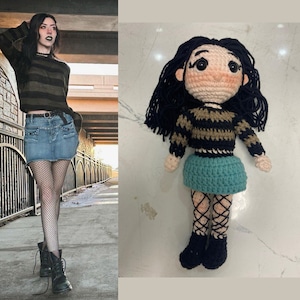 Custom Crochet Doll Portrait, Personalized Plush Commission
