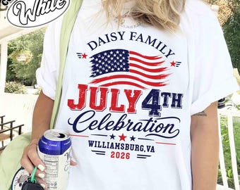 Comfort Colors® Red White & 250 Anniversary Shirt, Bow Preppy Patriotic T-Shirt, 250 Years Of America Tee, Coquette 4th Of July Women's Gift