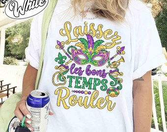Camiseta familiar de Mardi Gras para mujer, sudadera para amantes del Mardi Gras, sudadera de Mardi Gras, camiseta del festival de Mardi Gras, camiseta del estado de Luisiana