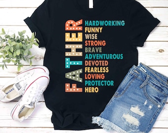 Comfort Colors Dad Shirt, Father's Day Gift