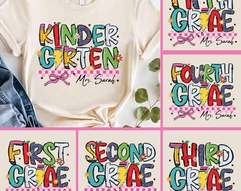 Preppy School Floral Png Bundle, First Day of School (Digital Download)
