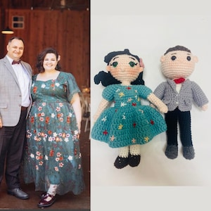 Custom Doll From Photo, Look alike Doll, Custom Crochet Portrait, Custom Doll Portrait, Plush Doll, Gift For Mom Grandma, Mother Day Gift