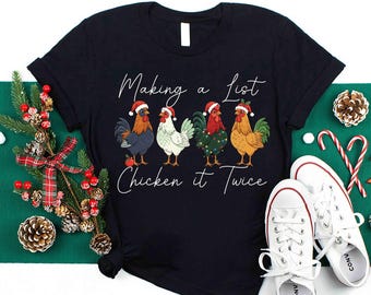 Christmas Chicken Shirt: Farm Animal Xmas Gift