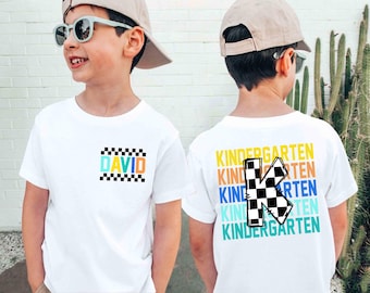 Boys Custom Baseball Drip Shirt, Personalized Name Tee