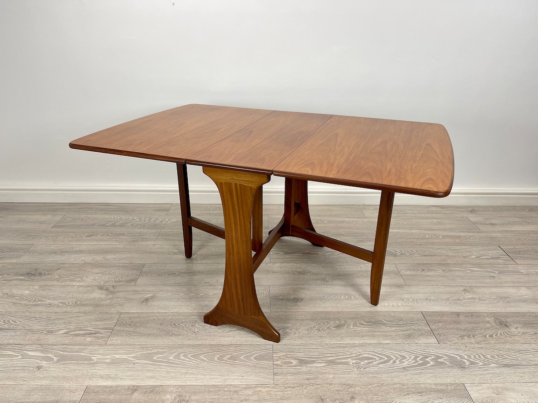 Mid Century G Plan Teak Drop Leaf Dining Table Etsy UK